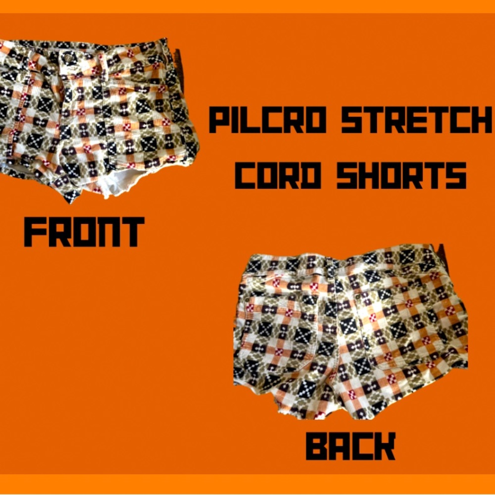 Pilcro for Anthropologie Stretch Corduroy Shorts